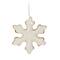 4" Ceramic Star & Snowflake Ornaments Set